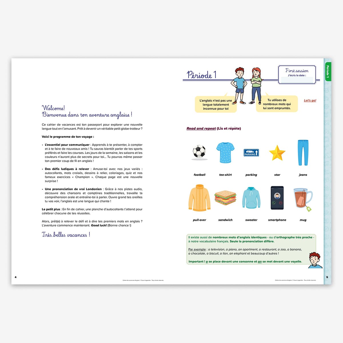 Cahier de vacances Initiation à l'anglais - Dès 7 ans - nouvelle édition 2026