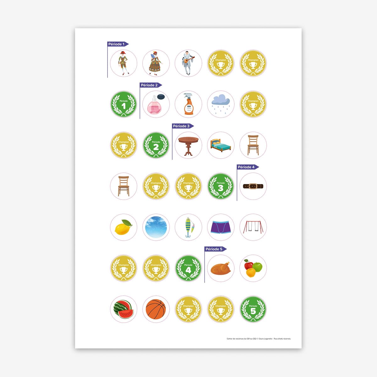 Cahier de vacances du CE1 au CE2 - 7/8 ans - nouvelle édition 2026