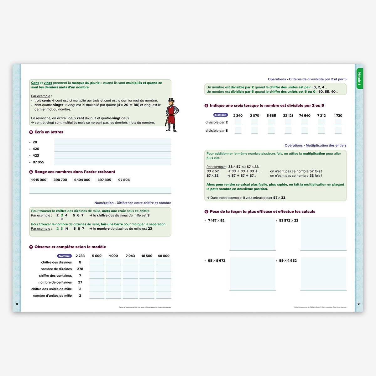 Cahier de vacances du CM2 à la 6e - 10/11 ans - nouvelle édition 2026