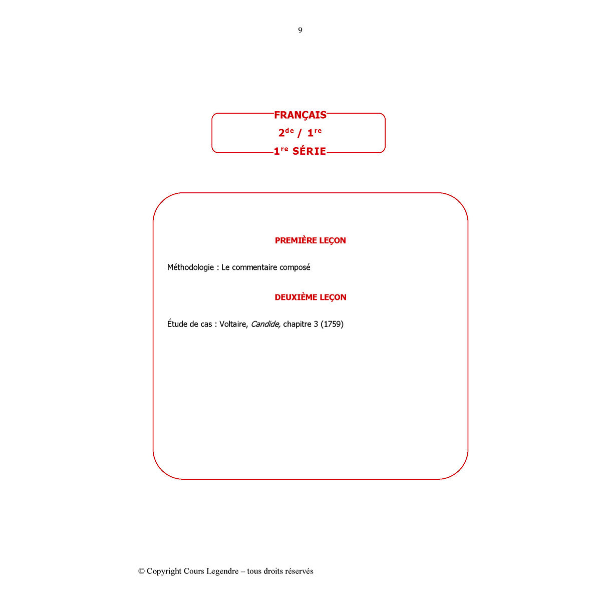 Objectif Bac - 2nde et 1ère - Français