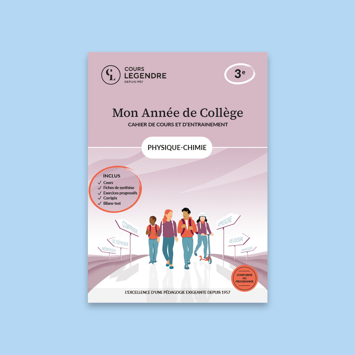 Mon année de collège - Cahier de cours et d'entraînement - Physique-Chimie - 3ème