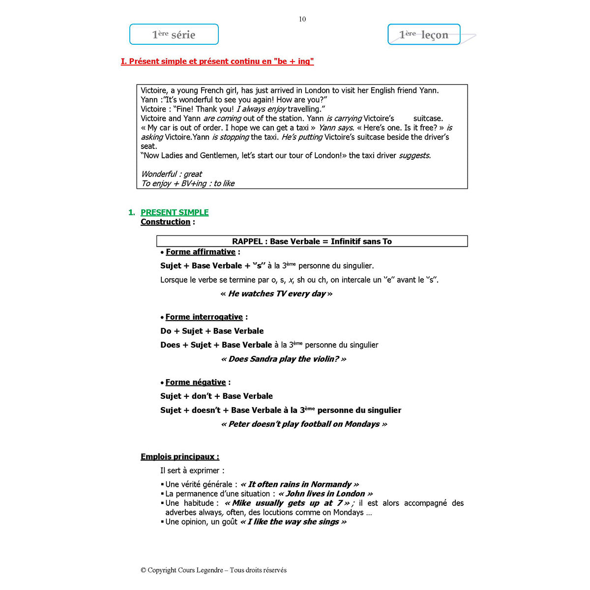 Mon année de Collège - 3ème - Anglais LV1 avec 6 devoirs à envoyer