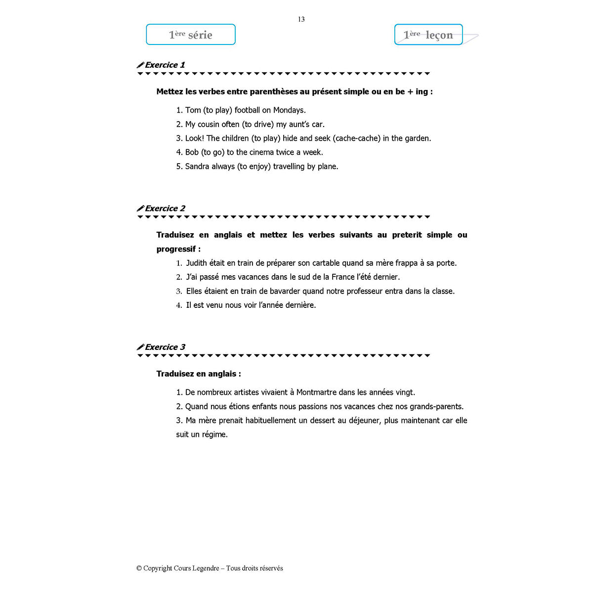 Mon année de Collège - 3ème - Anglais LV1 avec 6 devoirs à envoyer