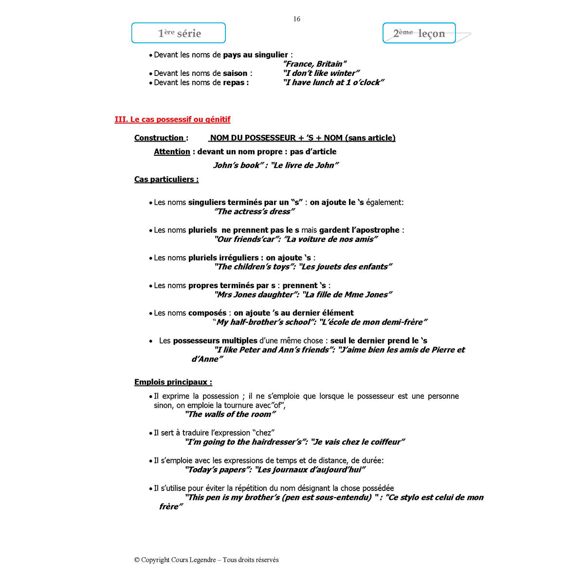 Mon année de Collège - 3ème - Anglais LV1 avec 6 devoirs à envoyer