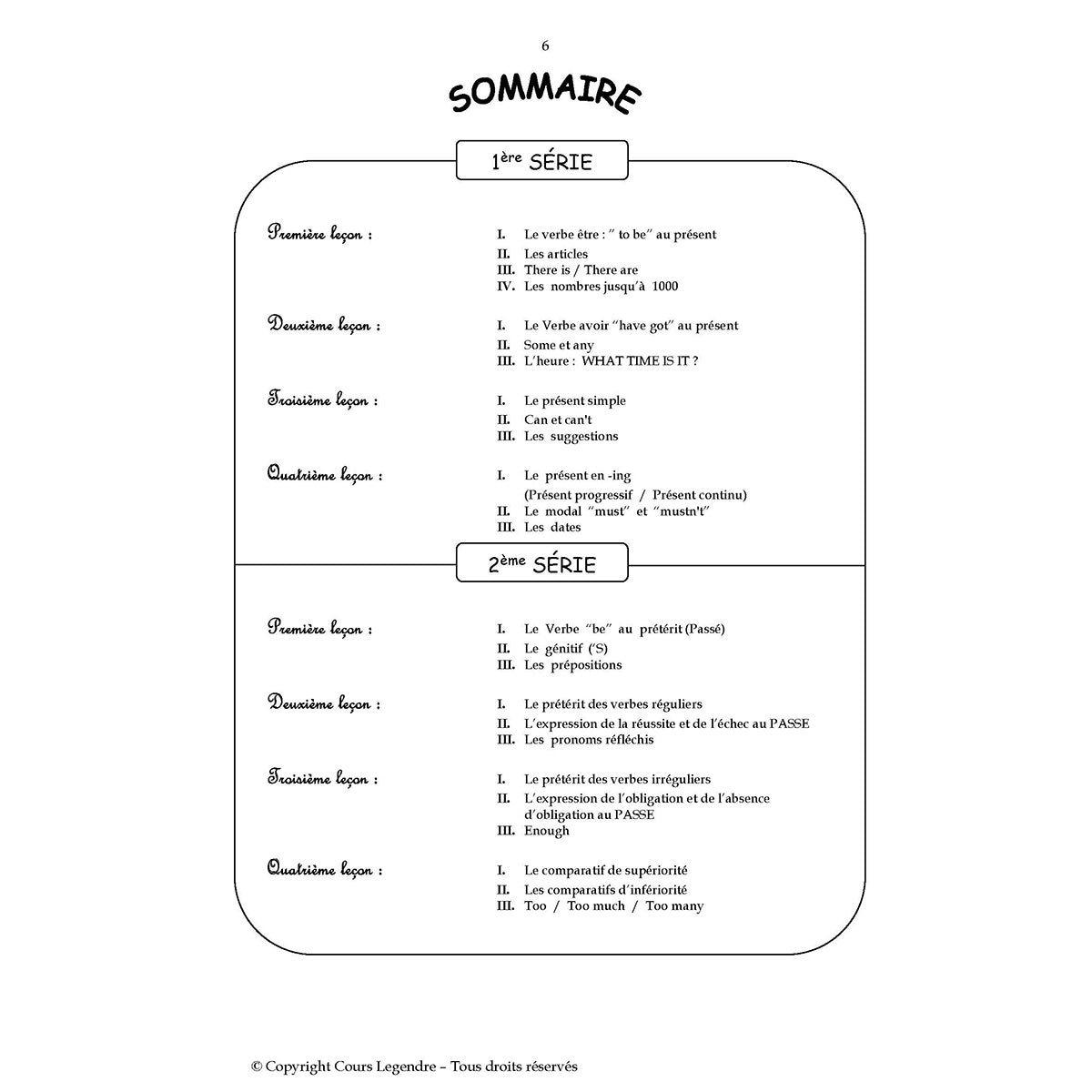 Mon année de Collège - 5ème - Anglais LV1 avec 6 devoirs à envoyer