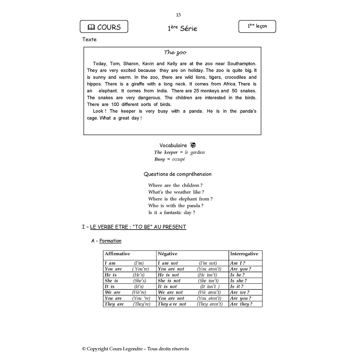 Mon année de Collège - 5ème - Anglais LV1 avec 6 devoirs à envoyer
