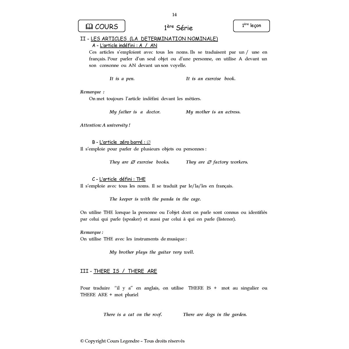 Mon année de Collège - 5ème - Anglais LV1 avec 6 devoirs à envoyer