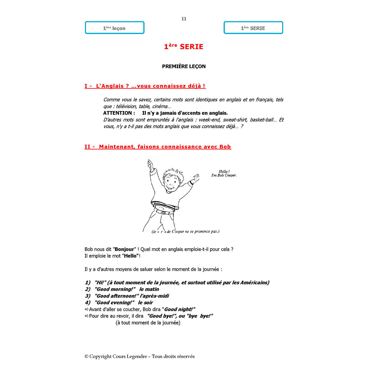 Mon année de Collège - 6ème - Anglais LV1 avec 6 devoirs à envoyer