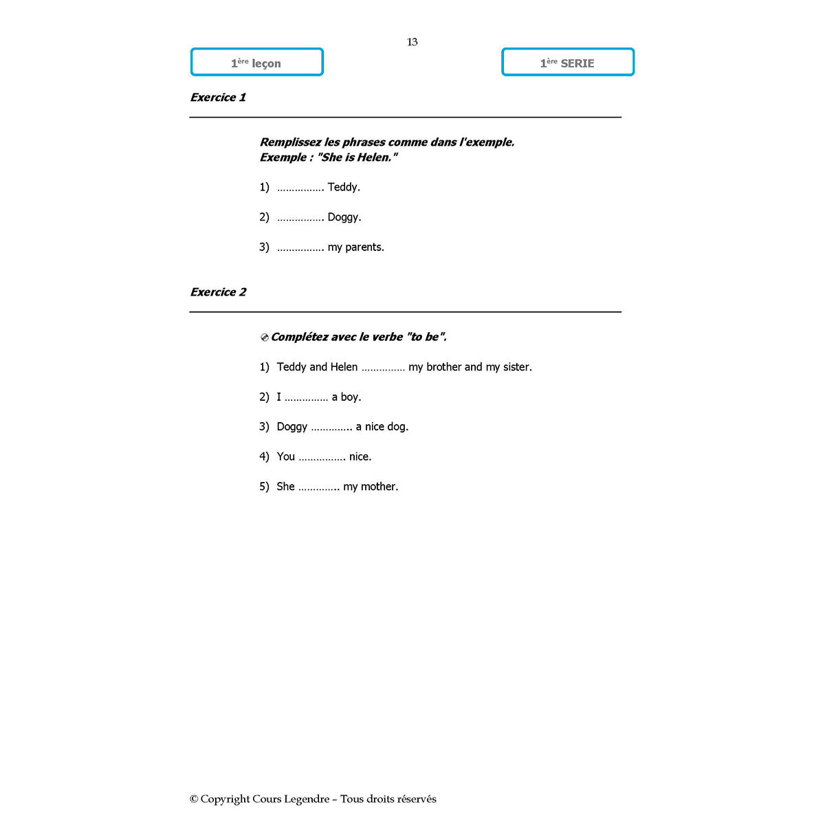 Mon année de Collège - 6ème - Anglais LV1 avec 6 devoirs à envoyer