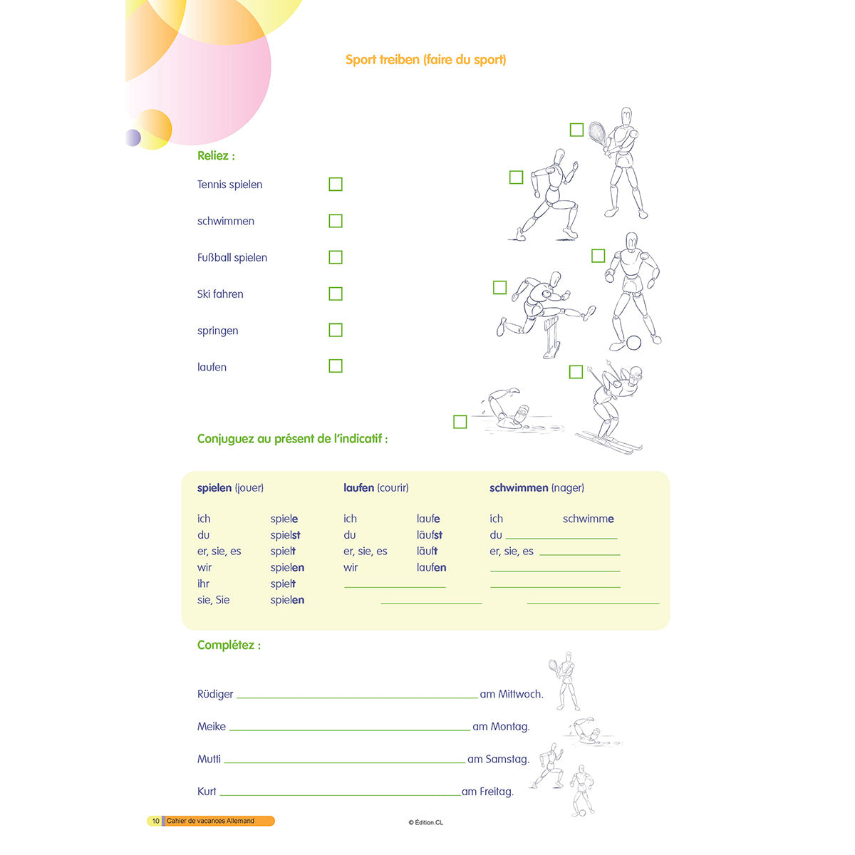 Cahier de vacances initiation à l'Allemand - Primaire