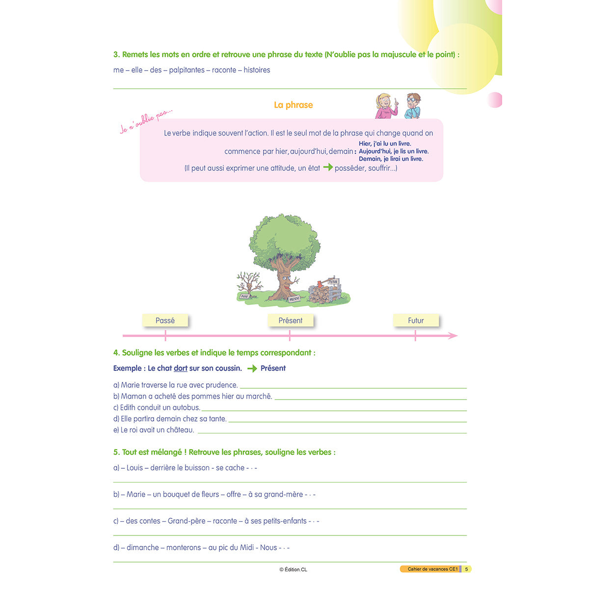 Cahier de vacances du CE1 vers CE2