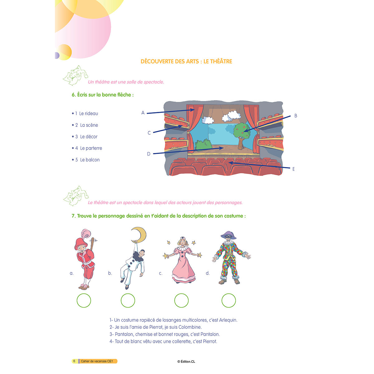 Cahier de vacances du CE1 vers CE2