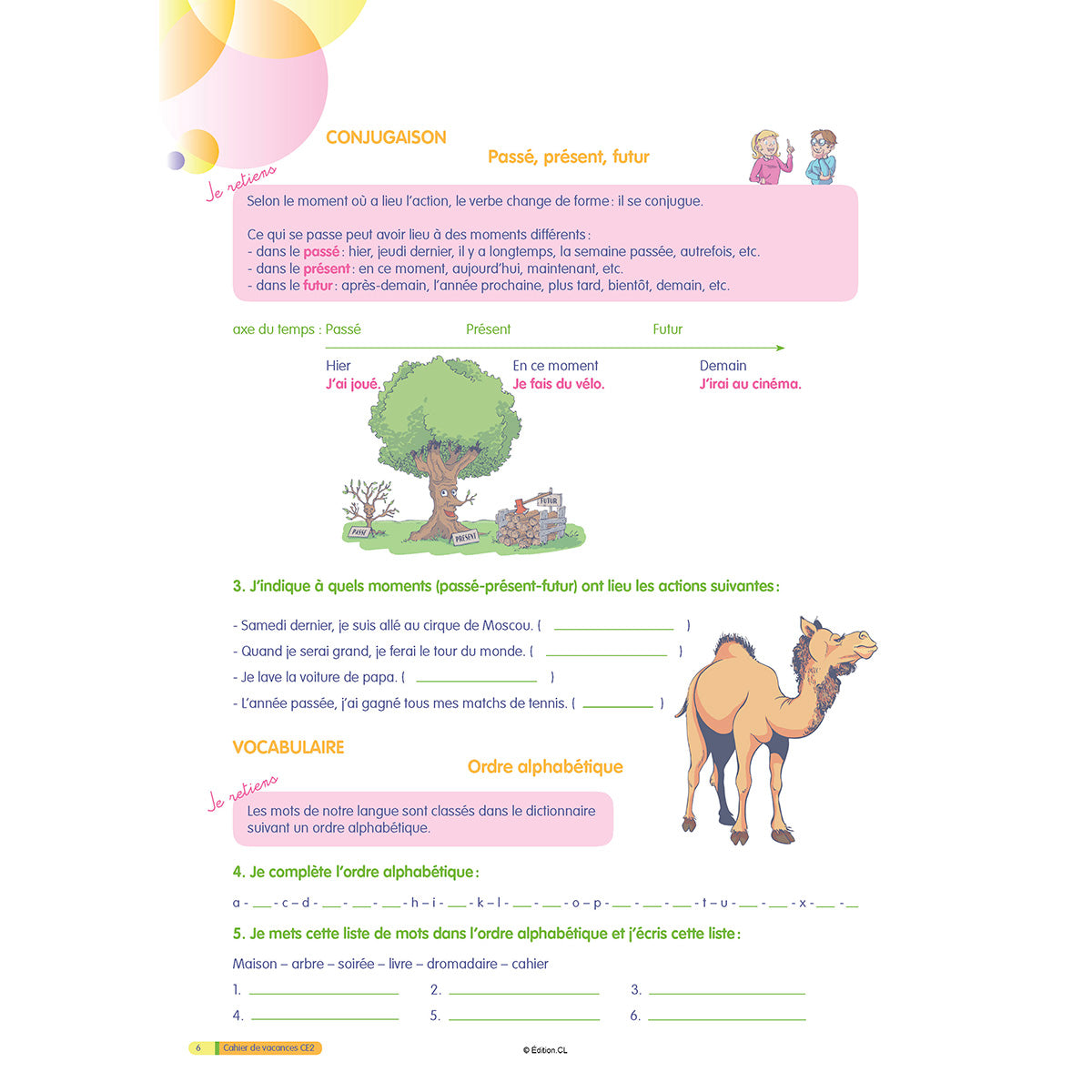 Cahier de vacances du CE2 vers CM1