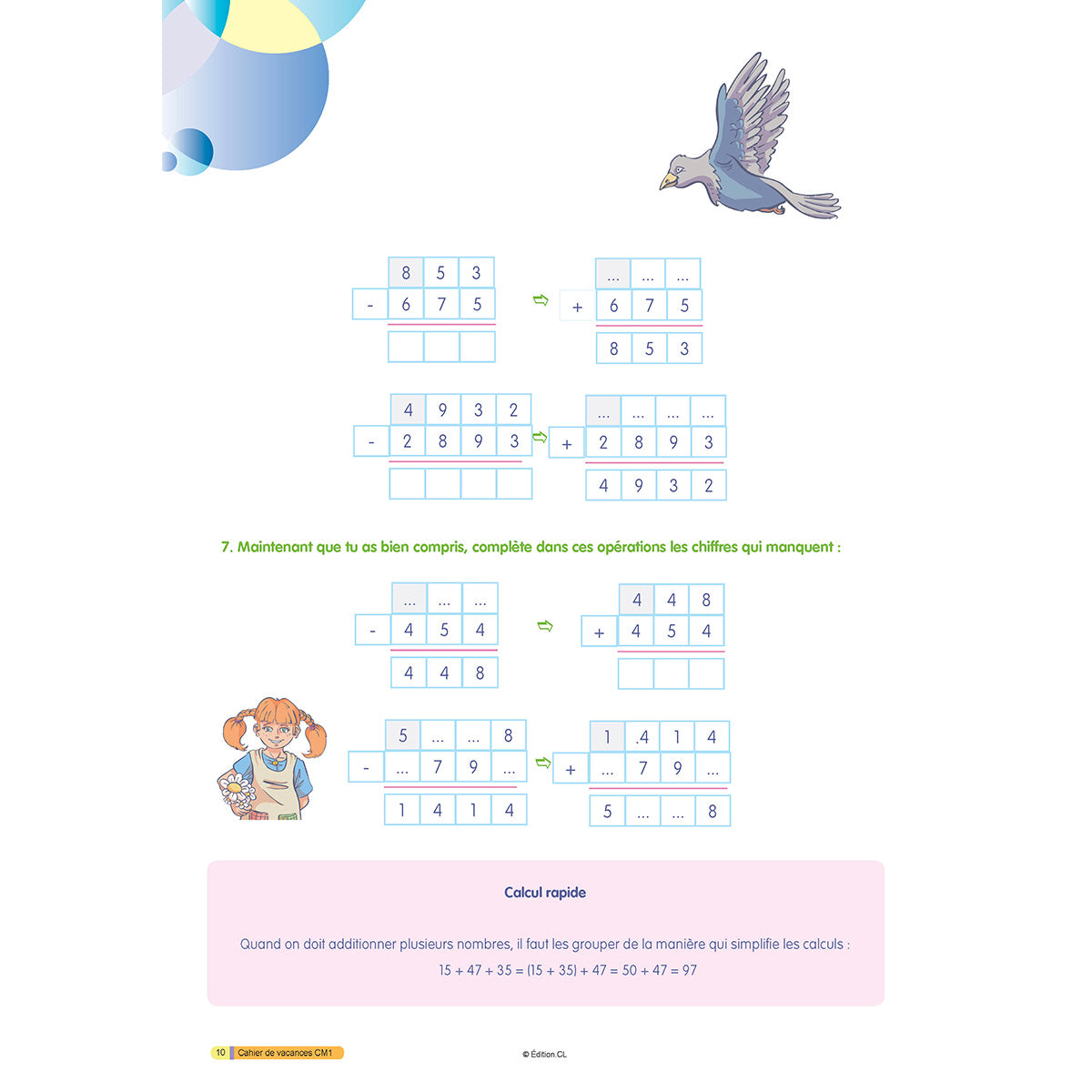 Cahier de vacances du CM1 vers CM2