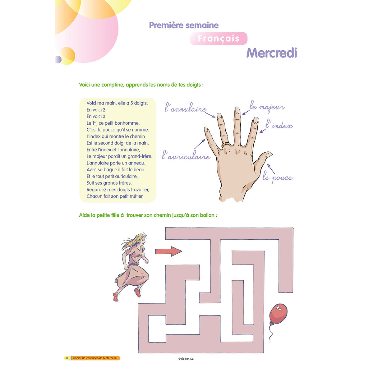 Cahier de vacances Maternelle