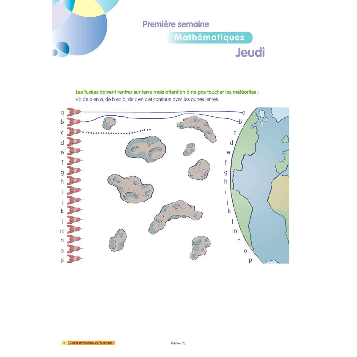 Cahier de vacances Maternelle