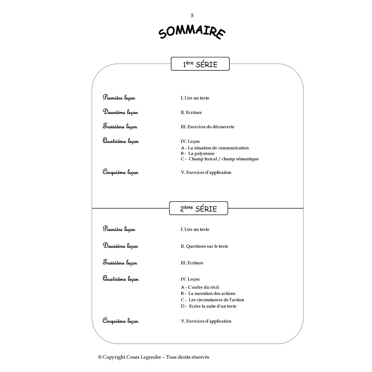 Mon année de Collège - 6ème - Français avec 6 devoirs à envoyer