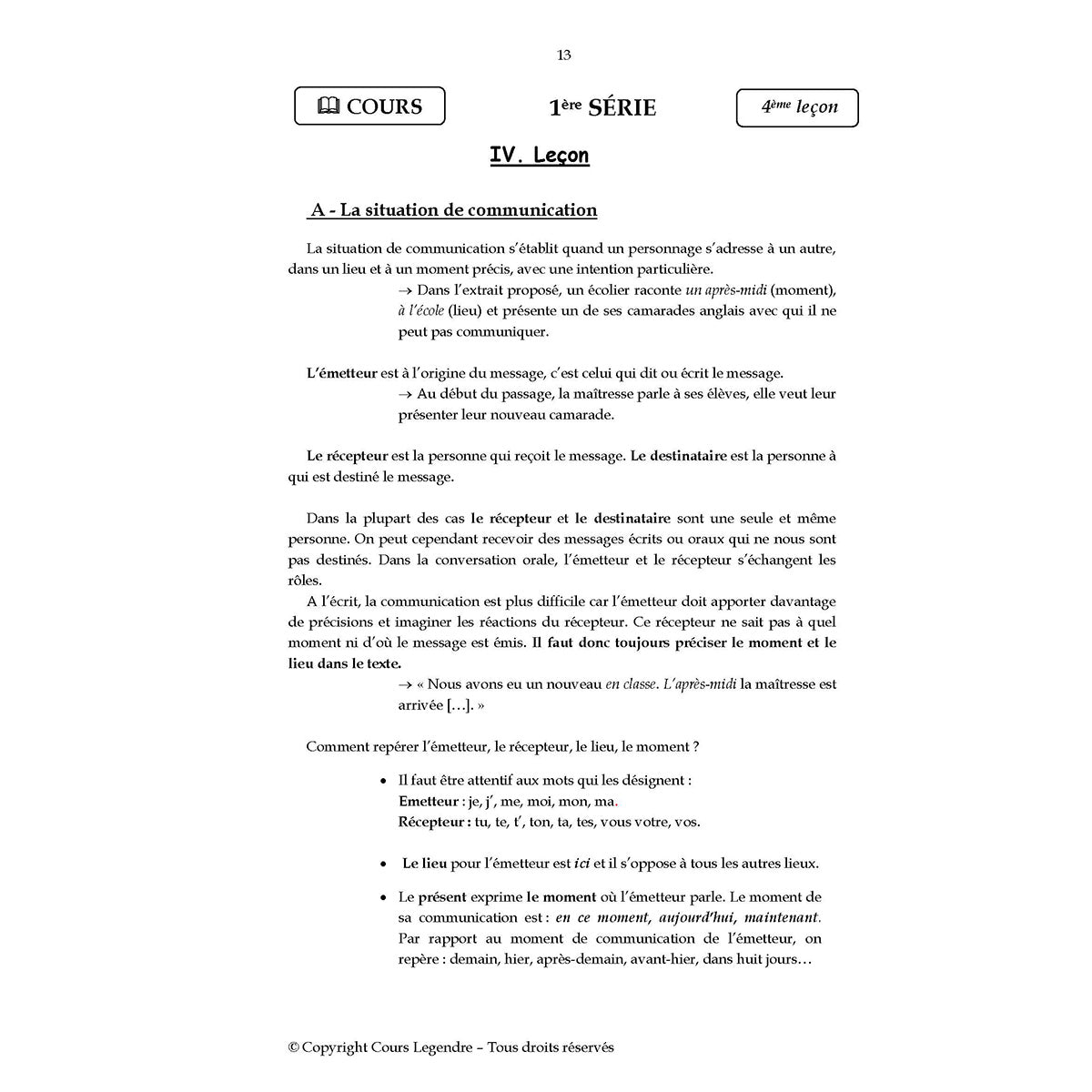 Mon année de Collège - 6ème - Français avec 6 devoirs à envoyer
