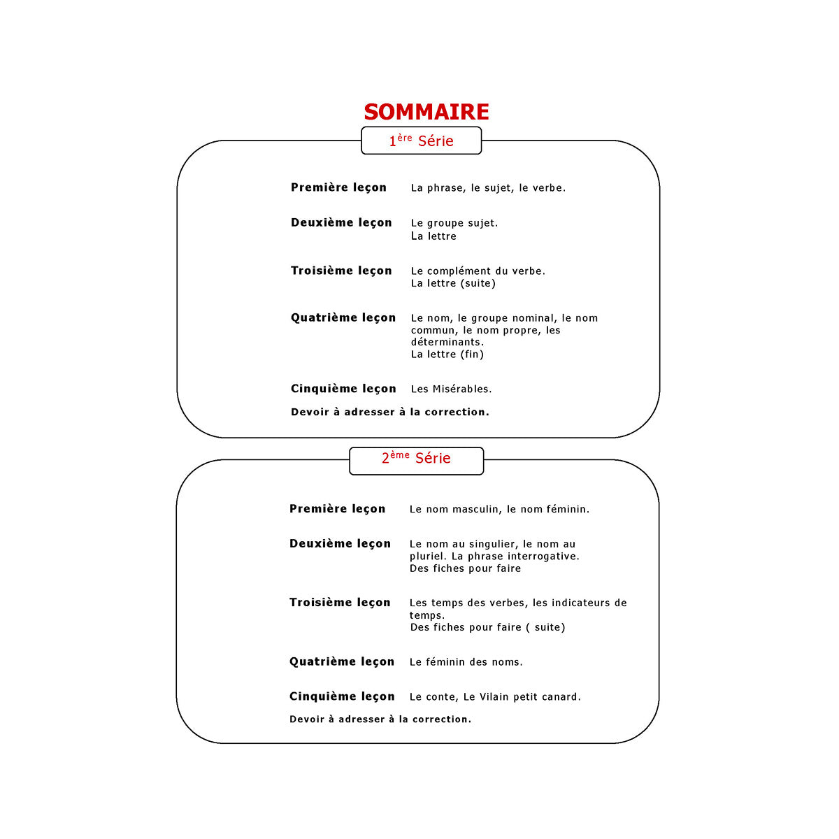 Mon année de Primaire - CE1 - Français avec 6 devoirs à envoyer