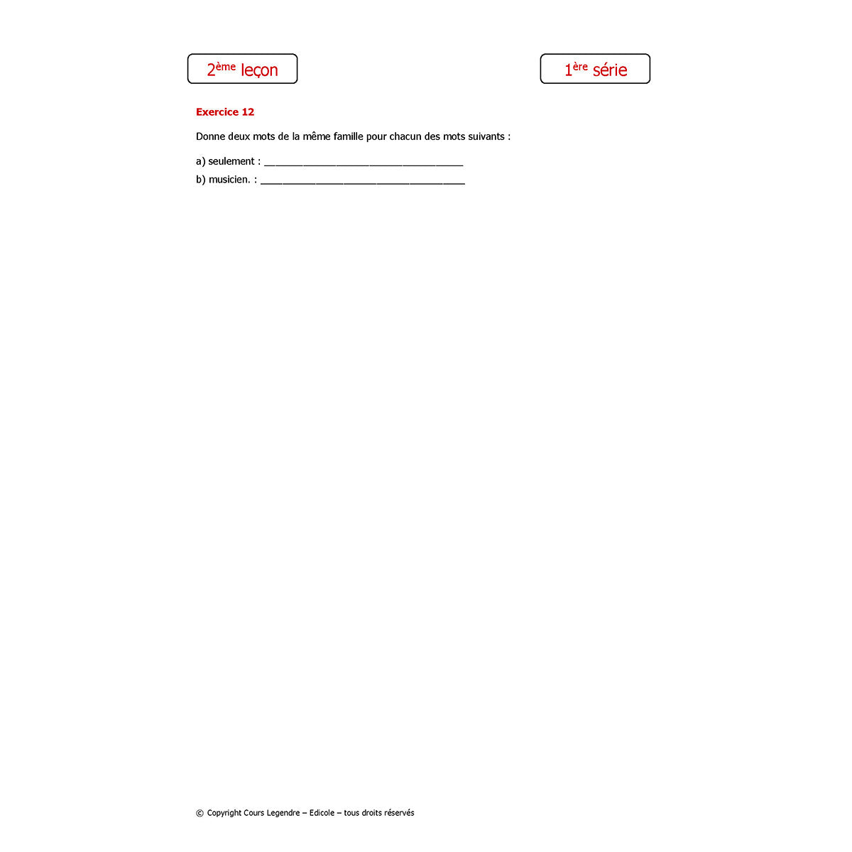 Mon année de Primaire - CM2 Français avec devoirs