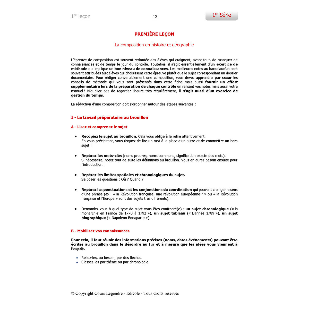 Objectif Bac - 1ère - Histoire-Géographie