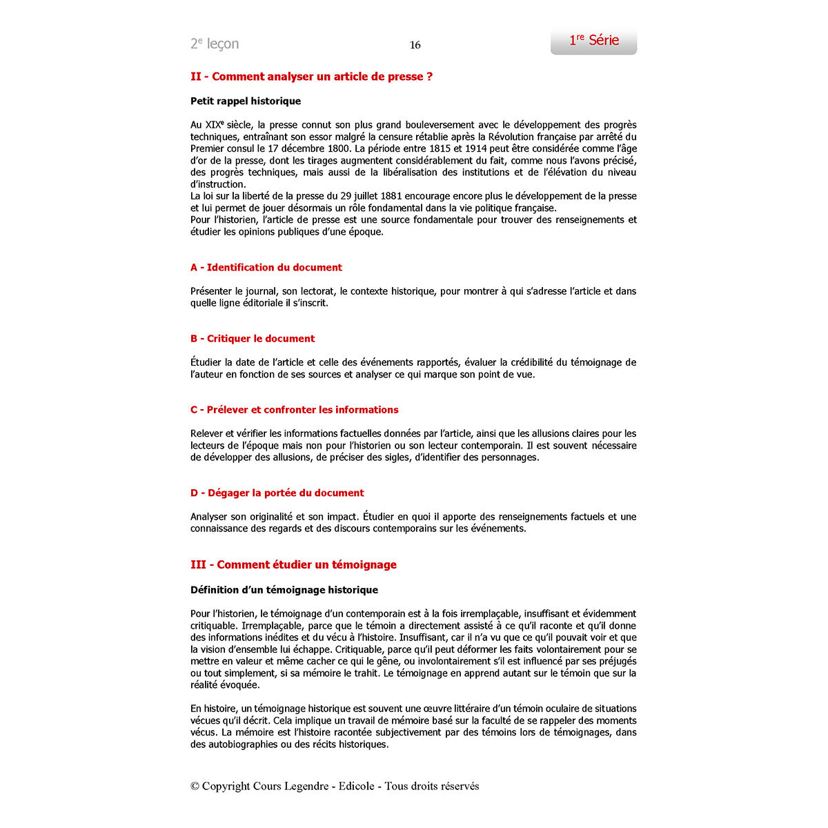 Objectif Bac - 1ère - Histoire-Géographie