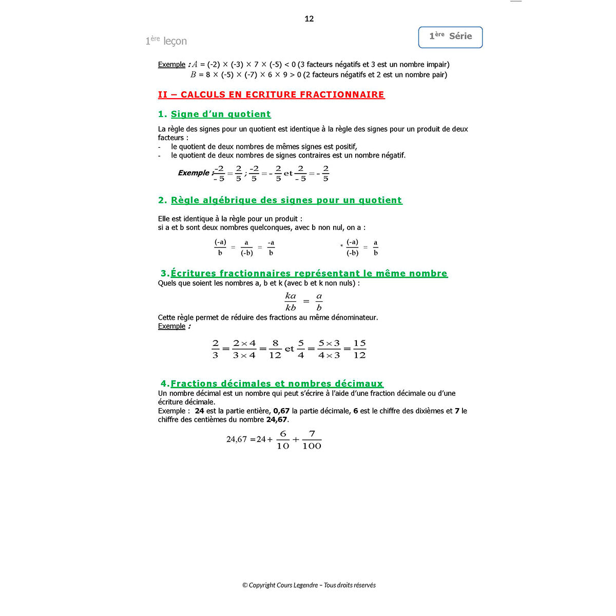 Mon année de Collège - 3ème - Mathématiques avec 6 devoirs à envoyer