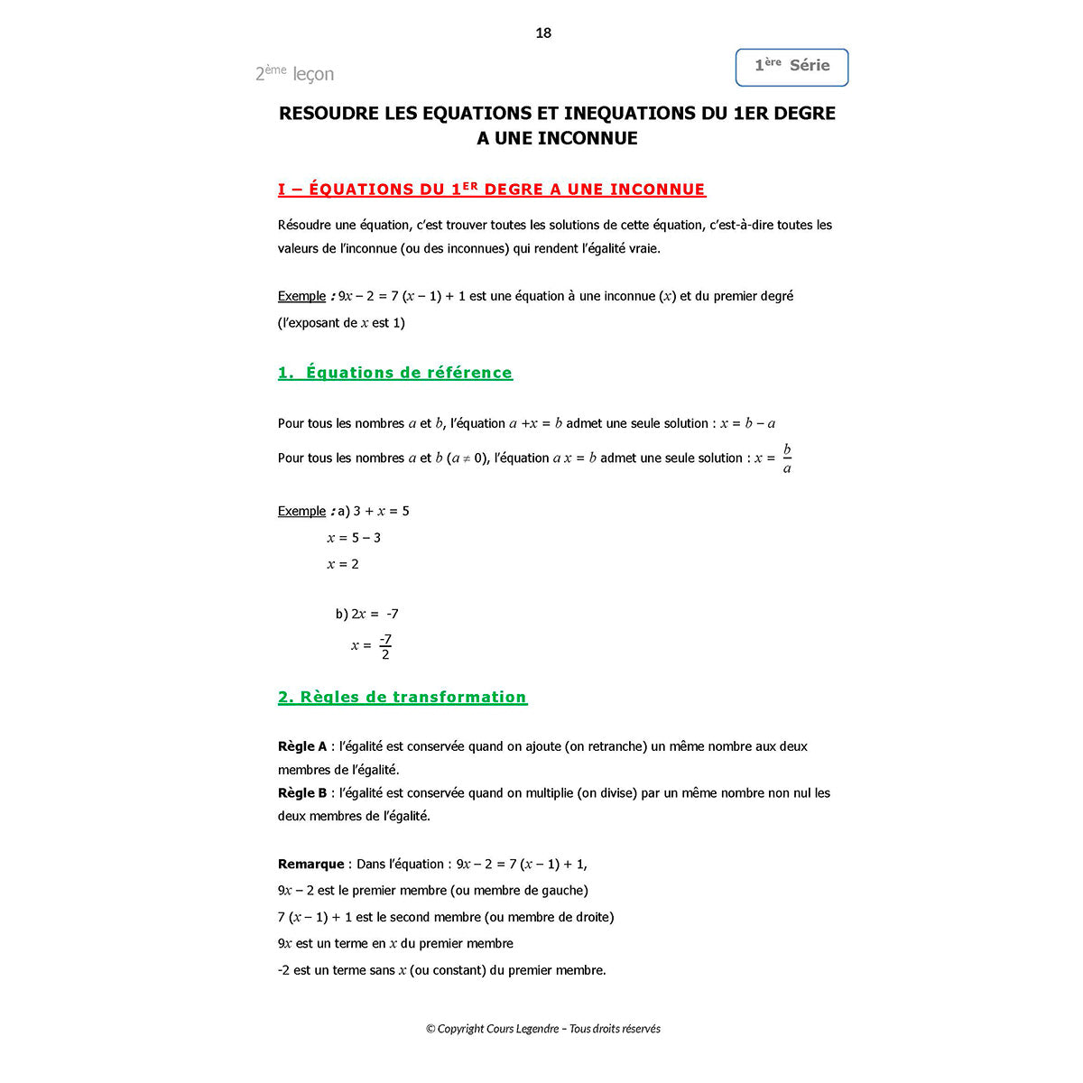 Mon année de Collège - 3ème - Mathématiques avec 6 devoirs à envoyer
