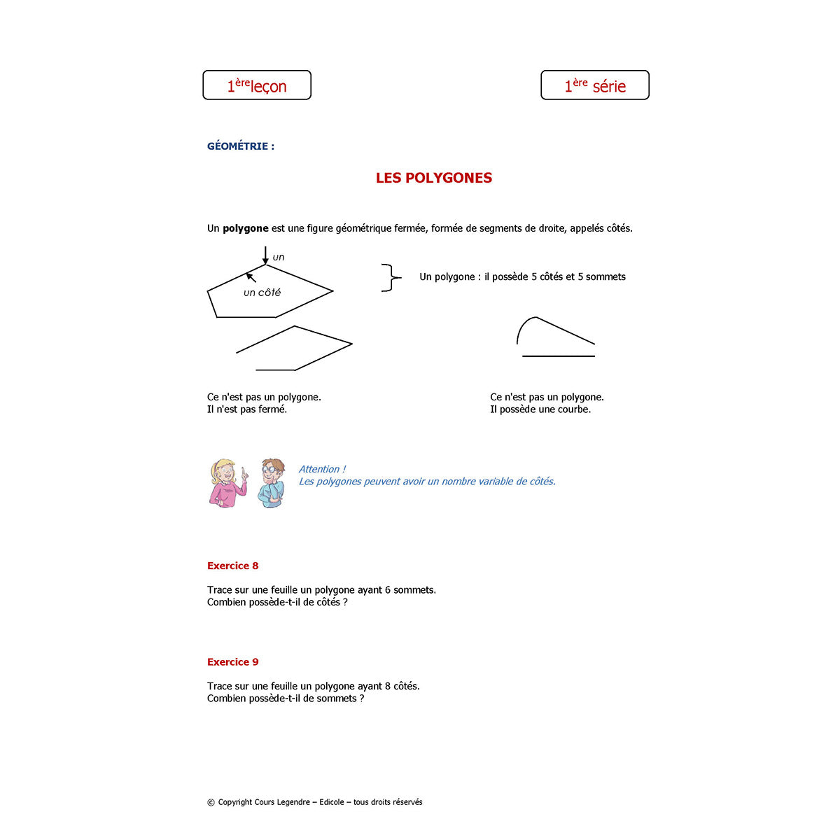 Mon année de Primaire - CE2 - Mathématiques avec 6 devoirs à envoyer