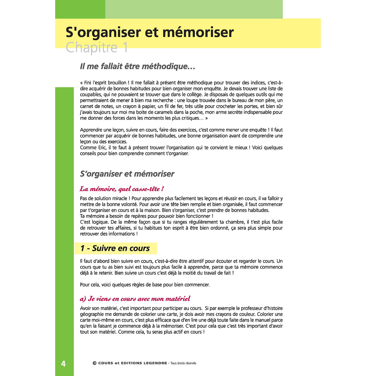 Méthodologie Collège