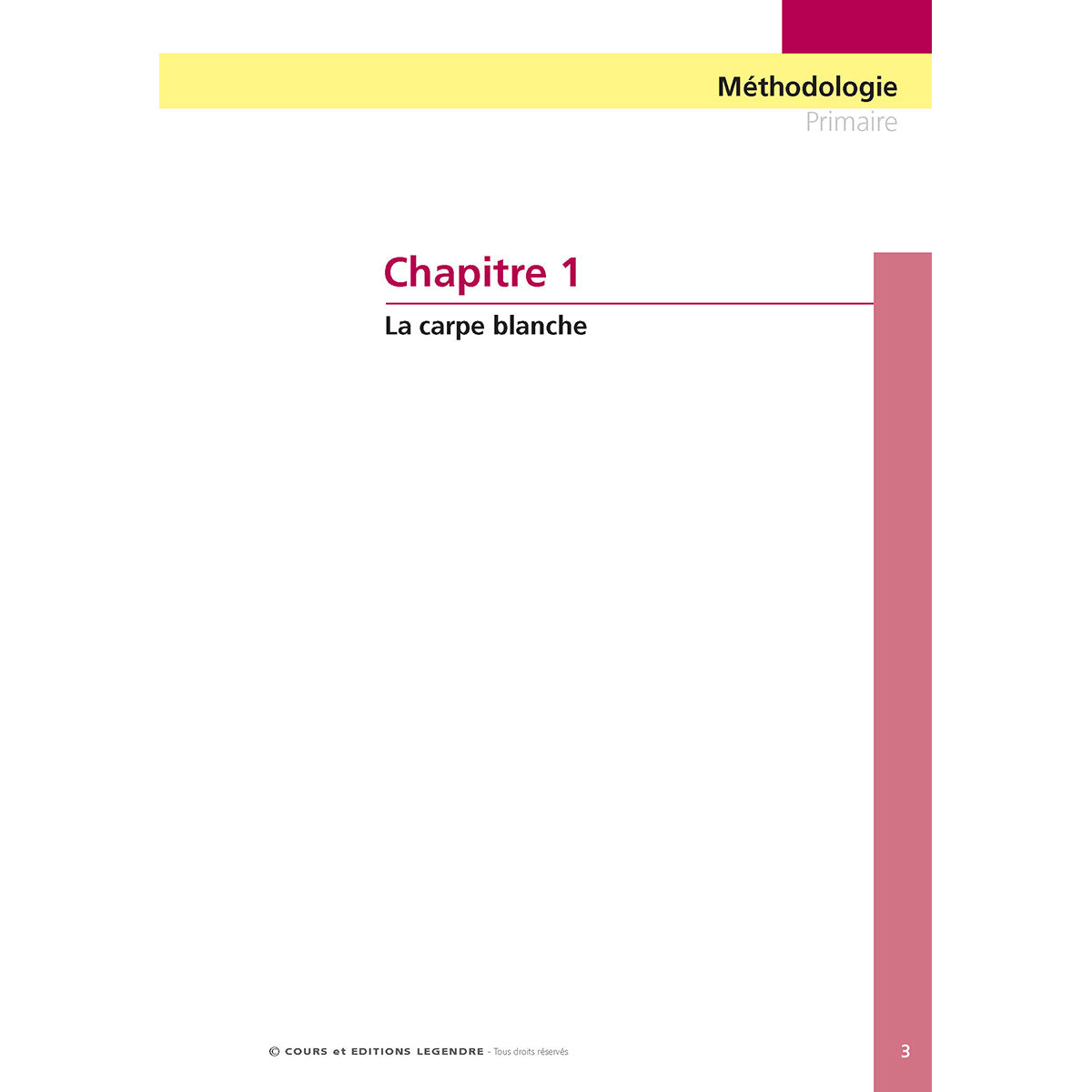 Méthodologie Primaire