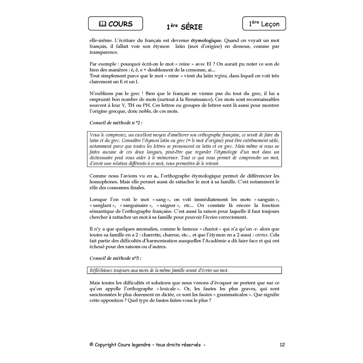 Objectif Bac - 2nde - Orthographe et Grammaire