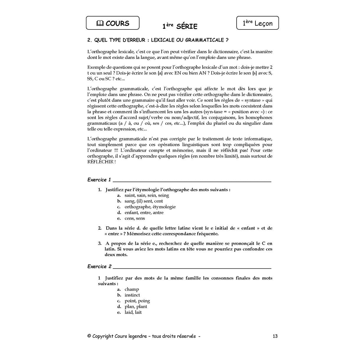 Objectif Bac - 2nde - Orthographe et Grammaire
