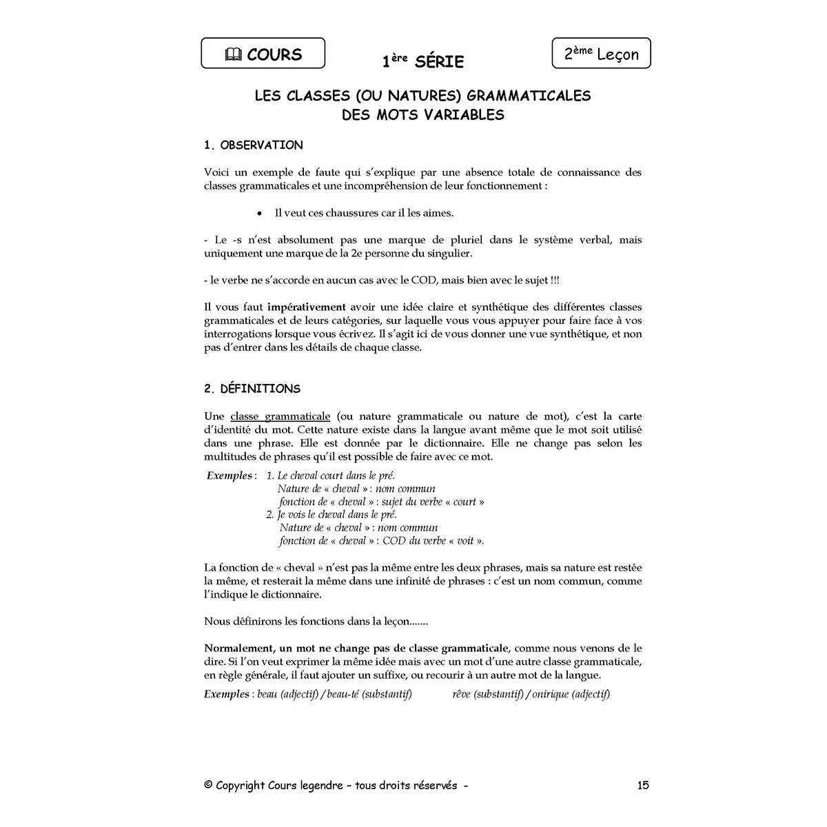 Objectif Bac - 2nde - Orthographe et Grammaire