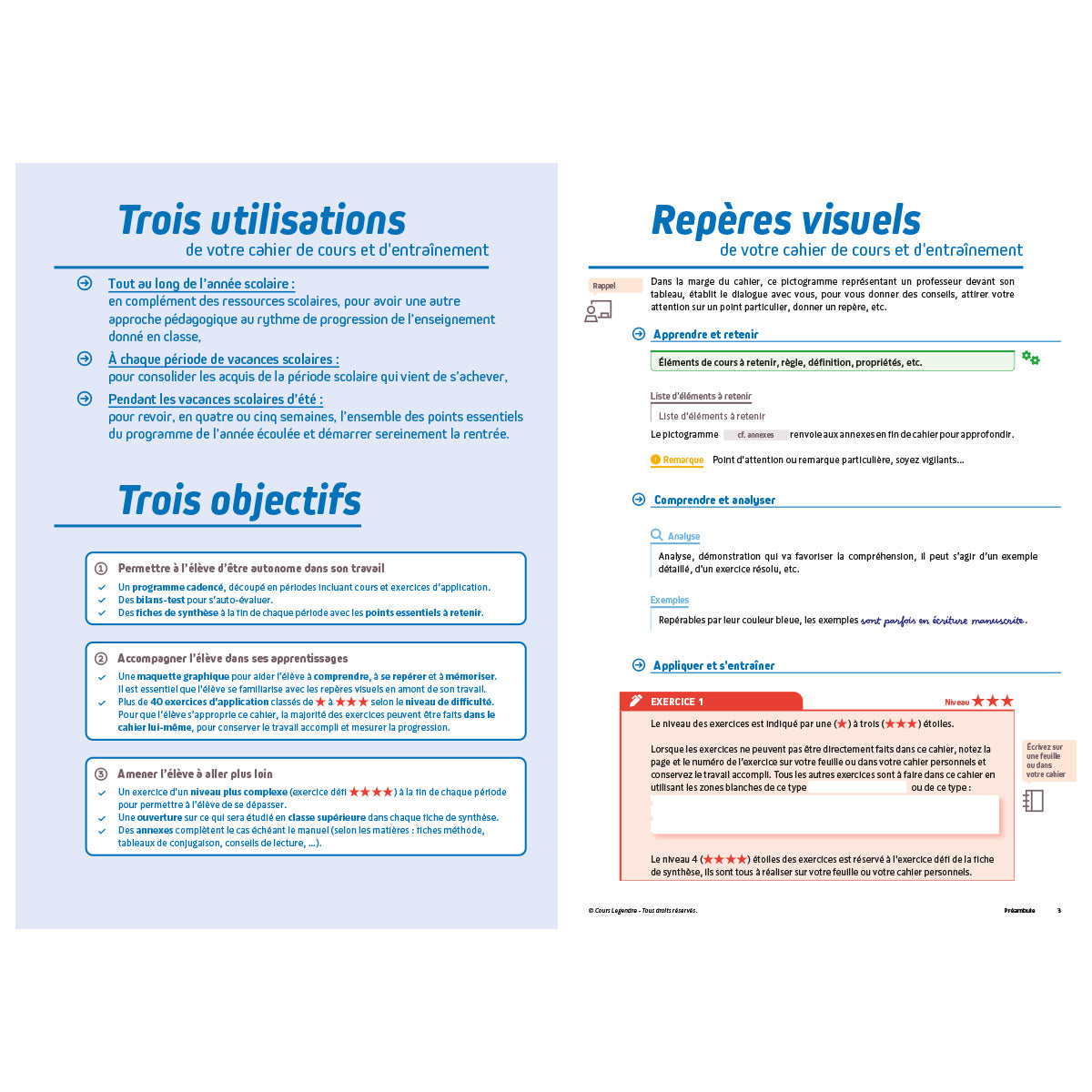 Mon année de collège - Cahier de cours et d'entraînement - Histoire-Géographie - 3ème