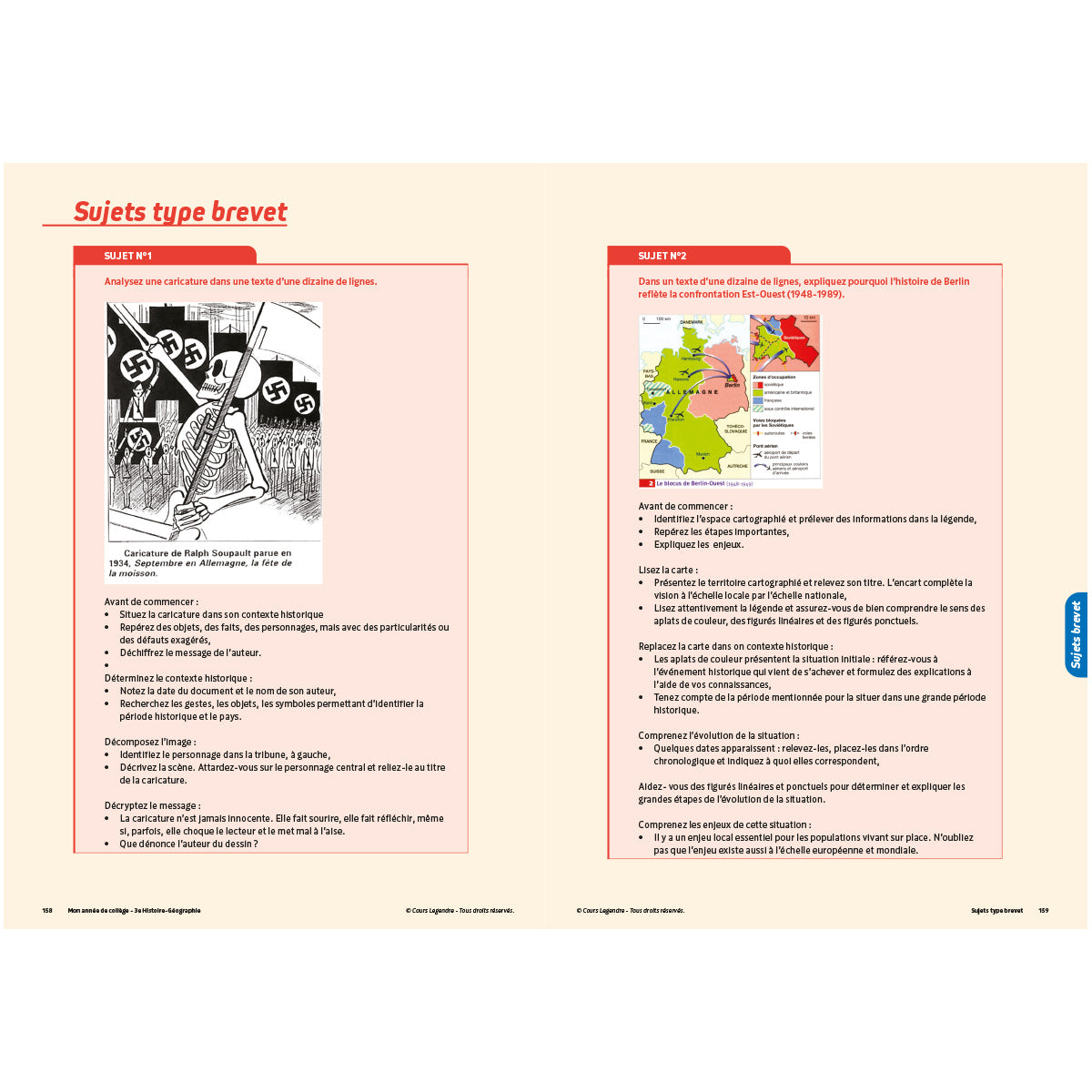 Mon année de collège - Cahier de cours et d'entraînement - Histoire-Géographie - 3ème