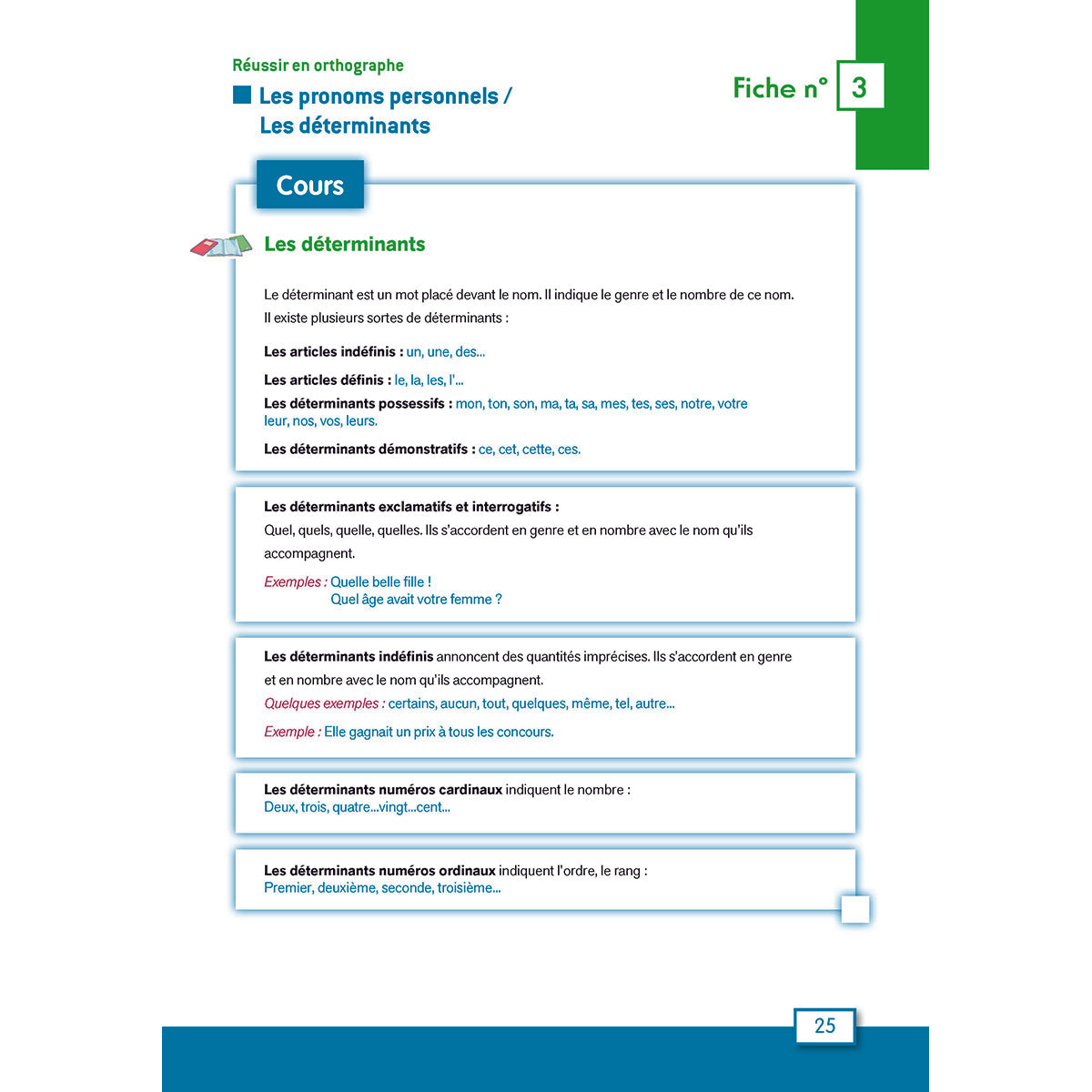 Méthodologie pour réussir en orthographe