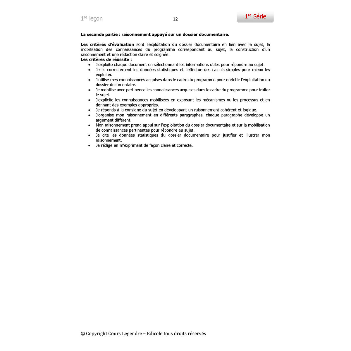 Objectif Bac - 1ère - Spécialité Sciences Economiques et Sociales