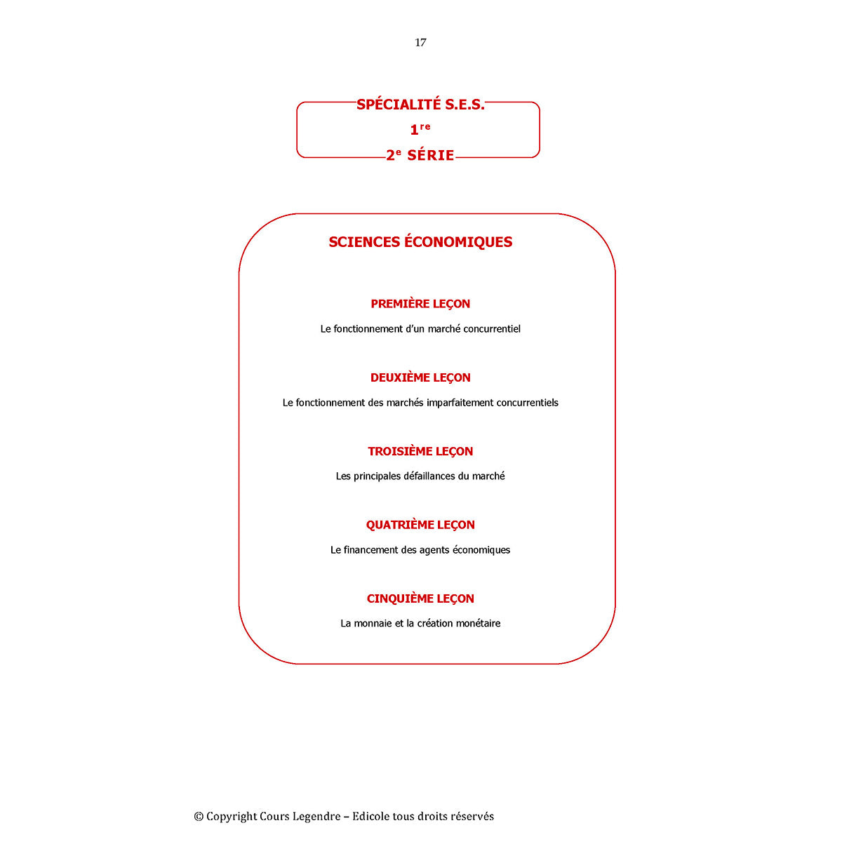 Objectif Bac - 1ère - Spécialité Sciences Economiques et Sociales