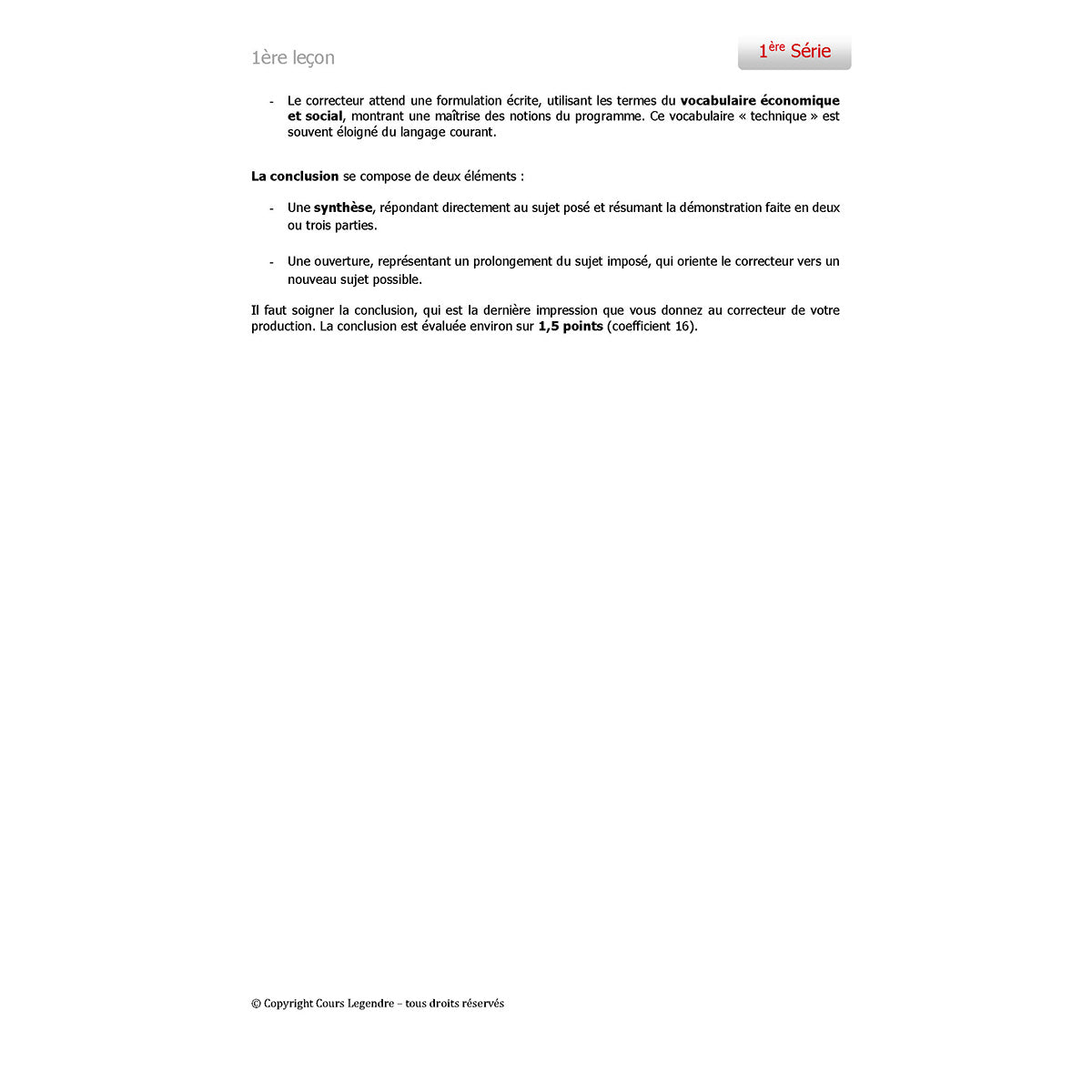 Objectif Bac - Terminale - Spécialité Sciences Economiques et Sociales