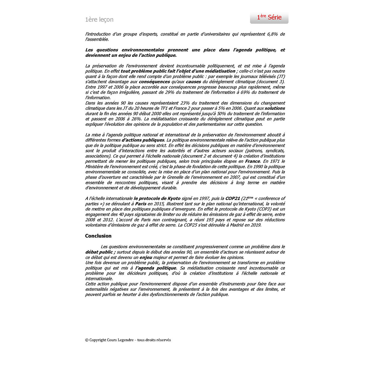 Objectif Bac - Terminale - Spécialité Sciences Economiques et Sociales