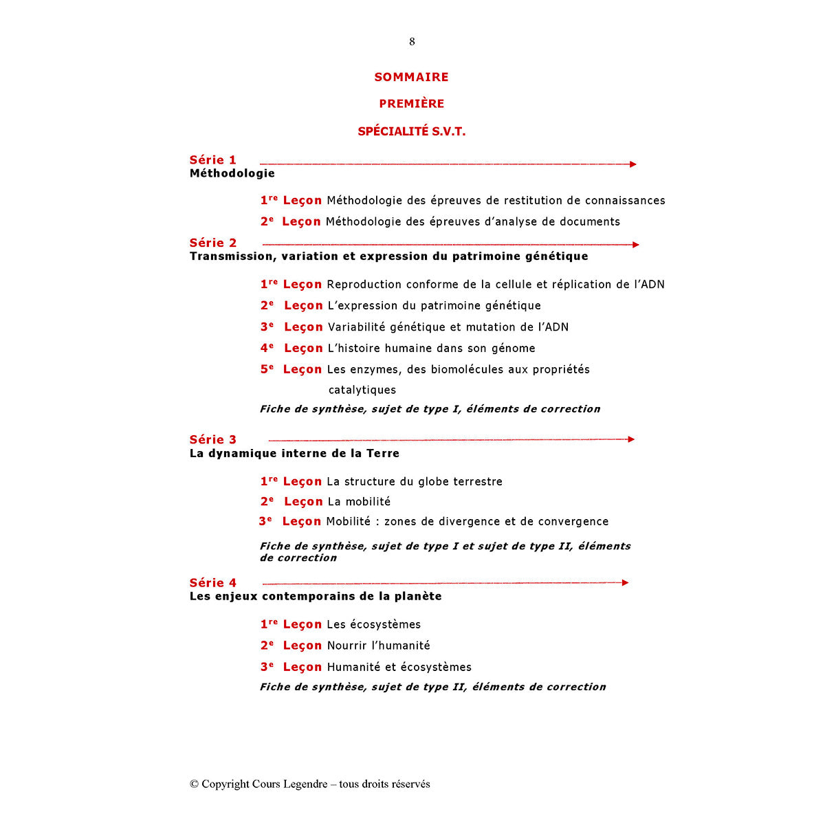 Objectif Bac - 1ère - Spécialité SVT