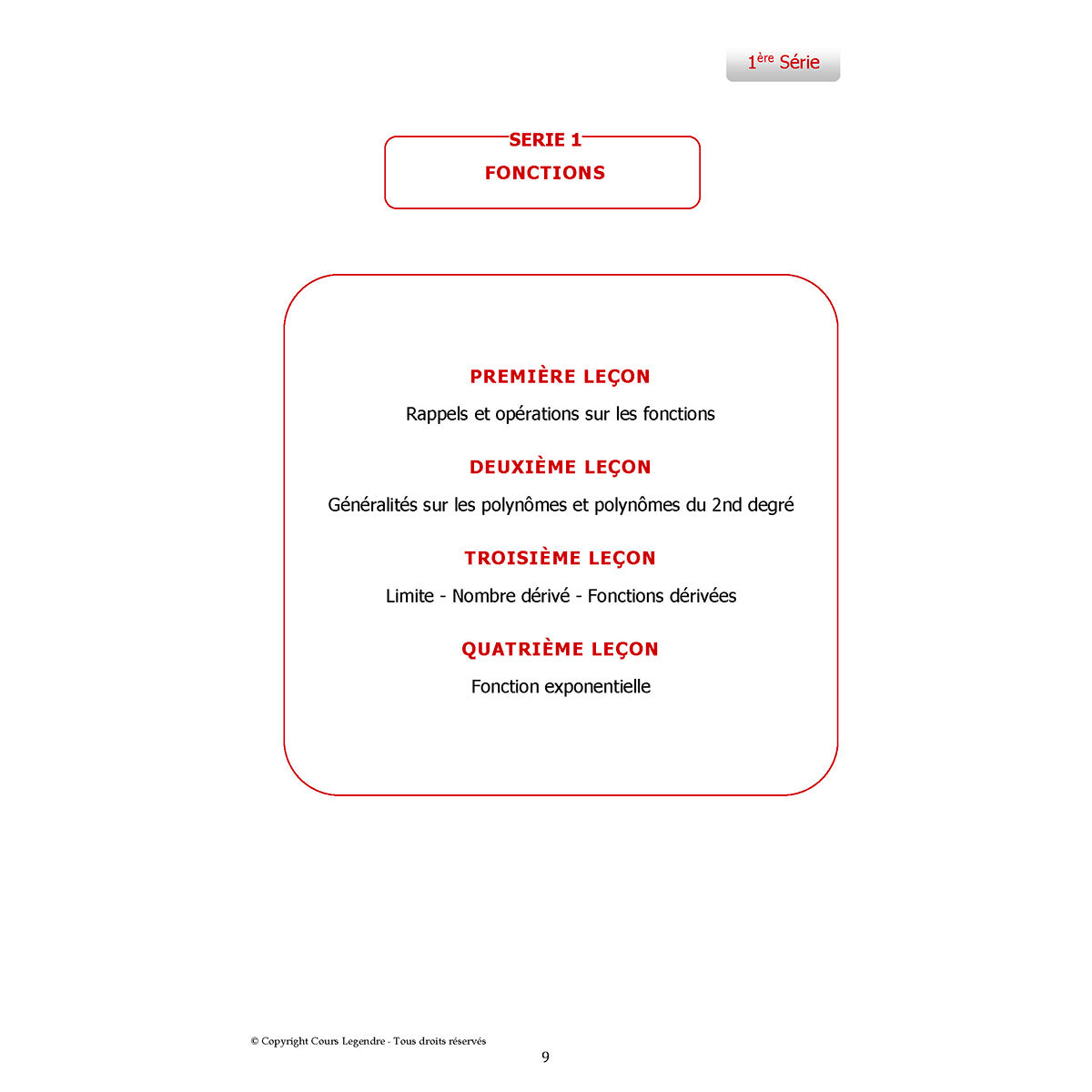 Objectif Bac - 1ère - Spécialité Mathématiques avec 6 devoirs à envoyer
