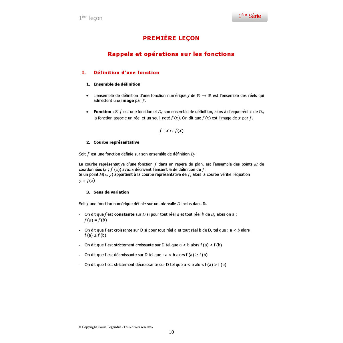 Objectif Bac - 1ère - Spécialité Mathématiques avec 6 devoirs à envoyer