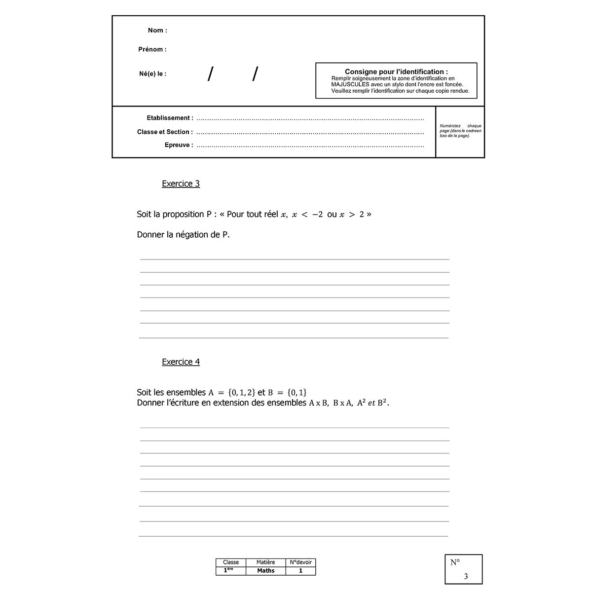 Objectif Bac - 1ère - Spécialité Mathématiques avec 6 devoirs à envoyer