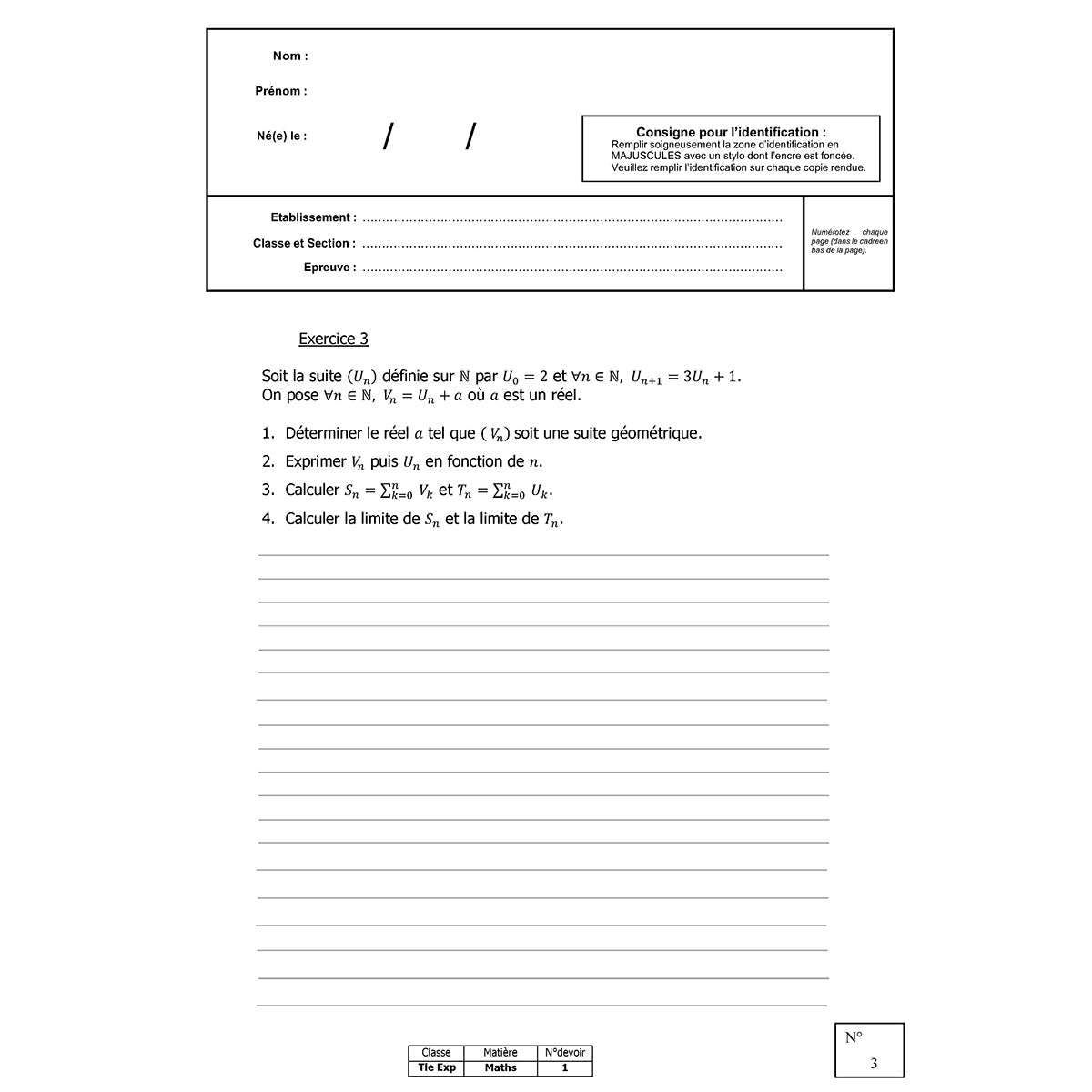 Objectif Bac - Terminale - Spécialité Mathématiques et Mathématiques expertes + 6 devoirs à envoyer