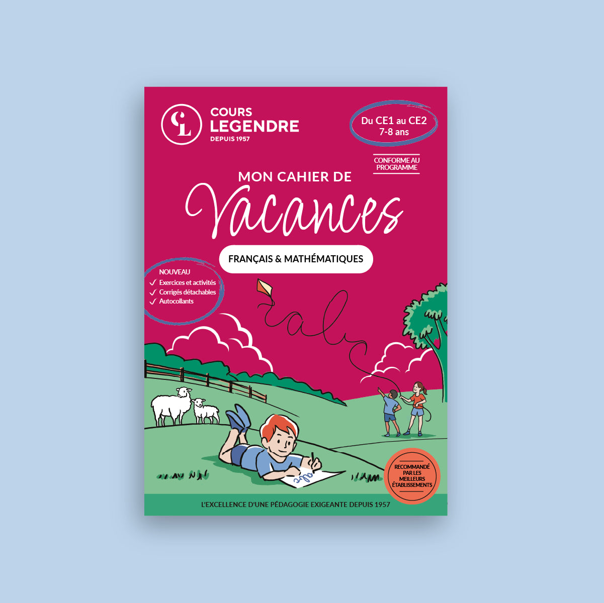 Cahier de vacances du CE1 au CE2 - 7/8 ans - nouvelle édition 2026