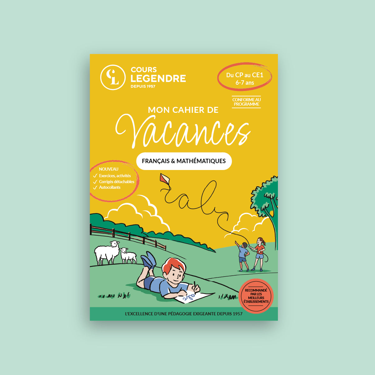 Cahier de vacances du CP au CE1 - 6/7 ans - nouvelle édition 2026