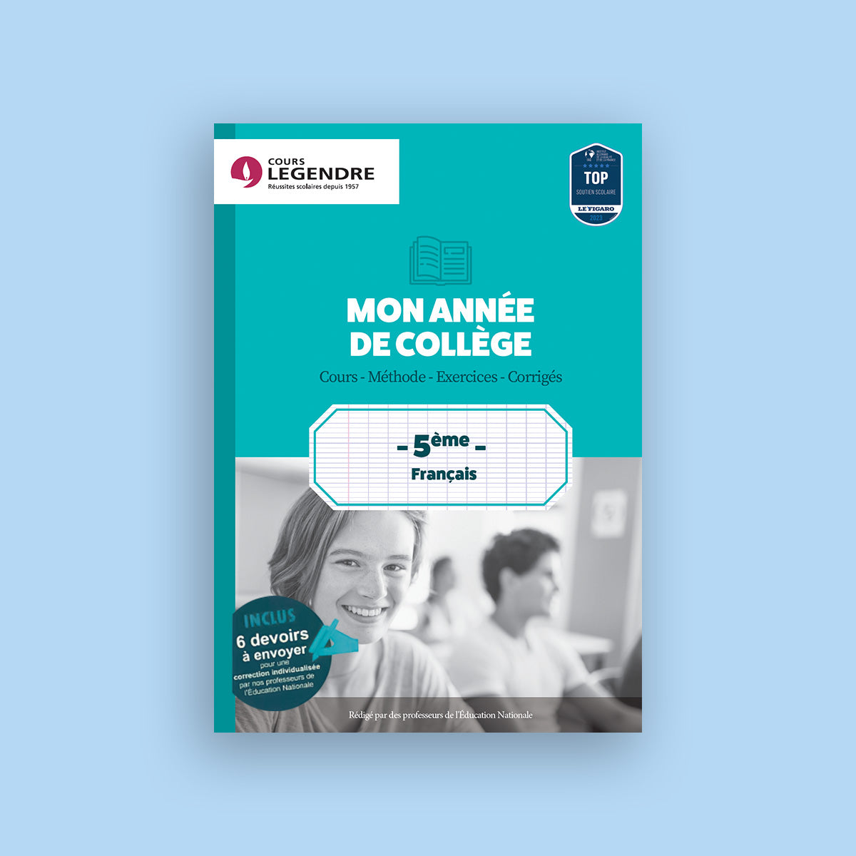 Mon année de Collège - 5ème - Français avec 6 devoirs à envoyer