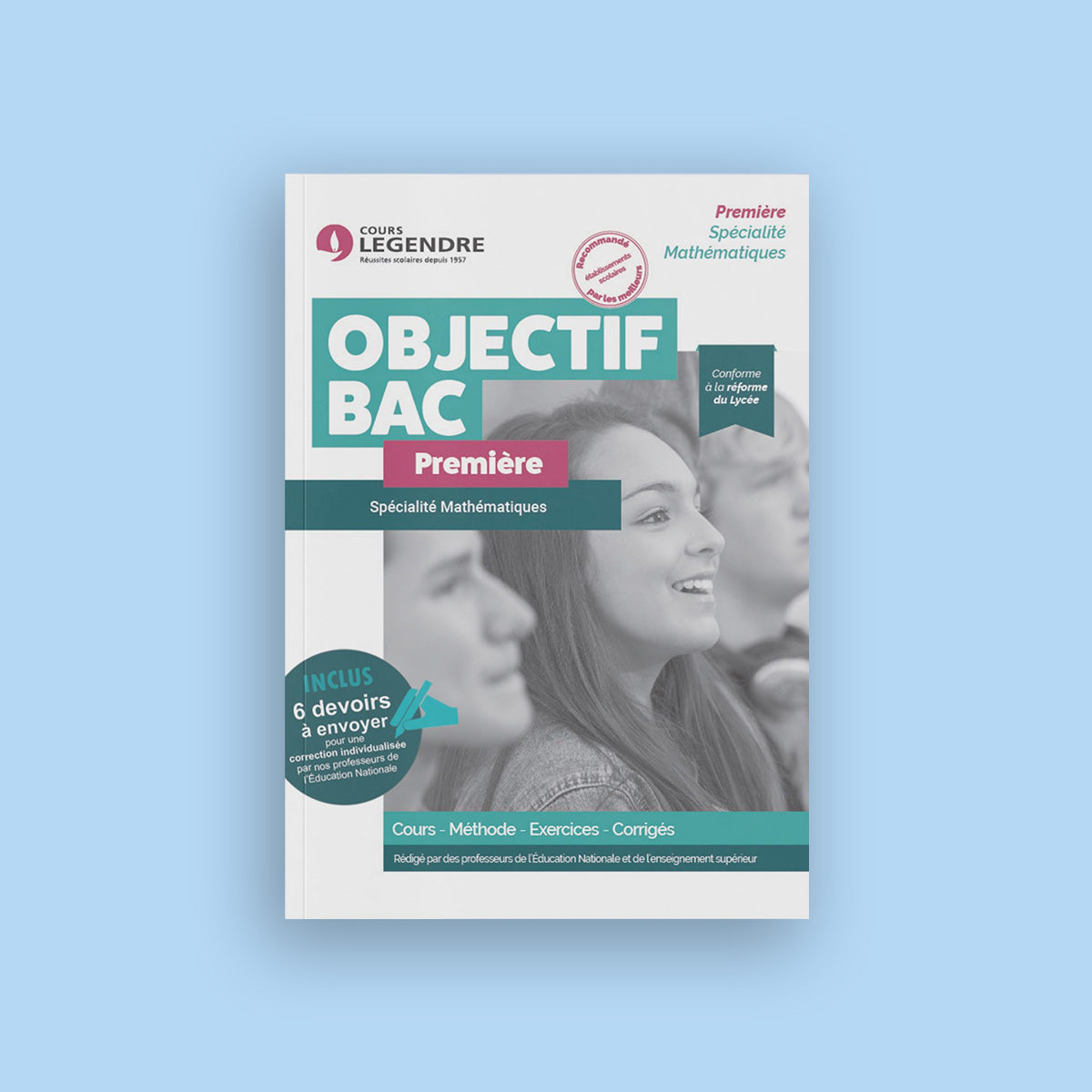 Objectif Bac - 1ère - Spécialité Mathématiques avec 6 devoirs à envoyer